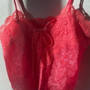 Vintage Hot Pink Victoria’s Secret Gold Label Matching Set